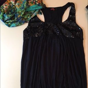 Forever 21‎ Blue sequin dress